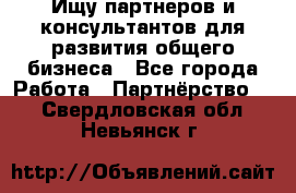 Ищу партнеров и консультантов для развития общего бизнеса - Все города Работа » Партнёрство   . Свердловская обл.,Невьянск г.